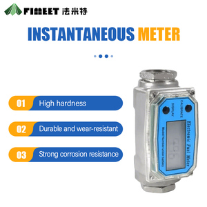 디지털 가변 지역 물 유량계 LCD 스테인레스 스틸 고정밀 (+/-0.05%) 산 호환 OEM/ODM 지원 1 년 - Product Image 3