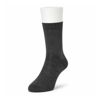 Chaussettes unies côtelées à bordure assortie pour tenues habillées et chaussures de ville