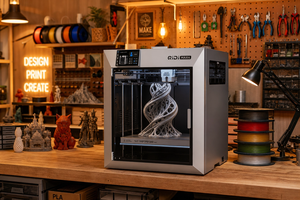 Imprimante 3D Qidi Max4, volume d'impression 390*390*340 mm, vitesse élevée 800 mm/s, température de la tête d'impression 370°C - Product Image 5