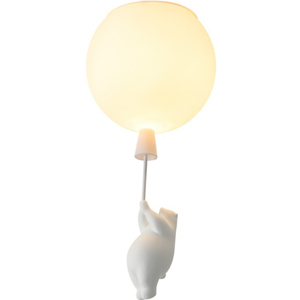 Grand View Air Balloon plafoniera cartone animato orso bambino preferito illuminazione <span class=keywords><strong>lampadario</strong></span> in vetro per corridoio negli alberghi - Product Image 1