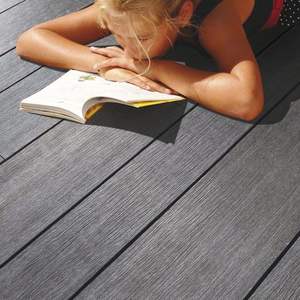 Parquet en bois imperméable pour l'extérieur Terrasse <span class=keywords><strong>de</strong></span> jardin Terrasse <span class=keywords><strong>de</strong></span> piscine Terrasse en bois composite Terrassenplatten - Product Image 5