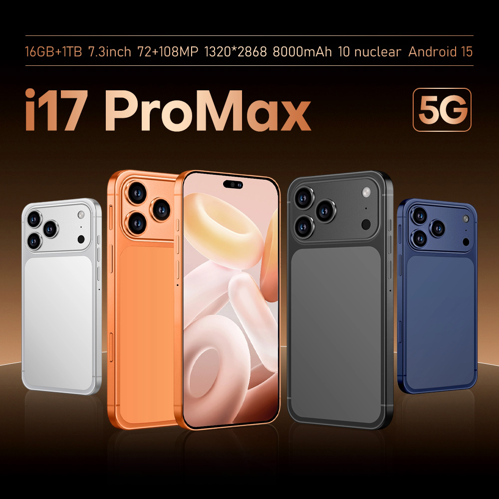 Hot Selling I17 Pro Max Android Phone - LTE, 16GB RAM, 1TB Storage