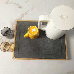 ถาดเก็บของดินไดอะตอมเมียร์ทรงสี่เหลี่ยมผืนผ้า สำหรับจัดระเบียบบนโต๊ะ สำหรับชา กาแฟ เครื่องสำอาง ห้องครัว ห้องน้ำ แบบตั้งโต๊ะ รุ่น CYB800 - Product Image 5