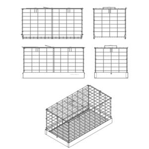 Jaula transportadora <span class=keywords><strong>de</strong></span> mascotas rectangular moderna plegable jaula <span class=keywords><strong>de</strong></span> transporte <span class=keywords><strong>de</strong></span> animales pequeños portador <span class=keywords><strong>de</strong></span> criaturas para viajes - Product Image 6