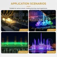 Fuente Musical para Exteriores LISHI, Diseño Programable con Control DMX, Decoración Acuática para Parques y Plazas, Servicio Personalizado al por Mayor OEM