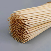 Brochettes de barbecue en bambou naturel pur, jetables, bâtonnets de bambou pour barbecue