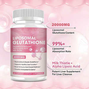 Gélules de L-Glutathion Personnalisées de Haute Qualité 20000 mg Gamme Blanchissante au Glutathion pour Éclaircir la Peau et Éliminer les Taches d'Acné - Product Image 2