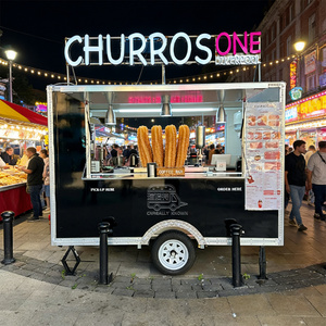 Remorque de vente ambulante entièrement équipée, certifiée CE, pour fours à bois, hot-dogs, pizzas et restauration rapide. - Product Image 5