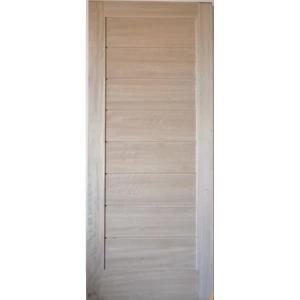 Puerta Interior de Madera Maciza Hecha a Mano, Diseño Artístico Único para Entrada, Diseño Minimalista, Acabado Resistente al Agua, Komodoin, Indonesia - Product Image 1