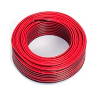 Câble électrique de raccordement à 2 broches rouge noir Auto 2 fils basse tension DC Wire for Car Audio Home Theater LED