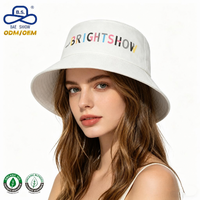 Chapeau Bob Classique en Coton Biologique à Large Bord avec Protection UV, Couleur Unie, Personnalisable avec Logo pour Femmes et Hommes (ODM/OEM)