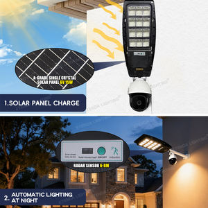 <span class=keywords><strong>Lampione</strong></span> Solare 4G All-in-One con Telecamera ETENDA ETD-SG-200W Lampada di Sicurezza Intelligente con Sensore Radar Controllo Remoto IP65 Impermeabile 6V - Product Image 4