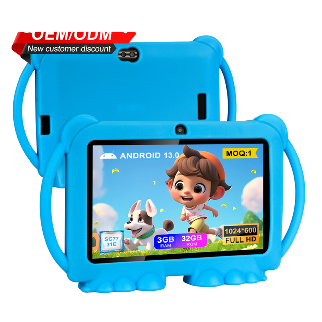 Professional Baby Tablet 7-inch Children's Tablet 2GB RAM 32GB ROM 1024 * 600 HD 0.3+2MP 2500mAh Children's Education Tablet