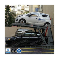 Système de levage de voiture inclinable pour garage à plafond bas, type Parklift double, pour stationnement vertical extérieur