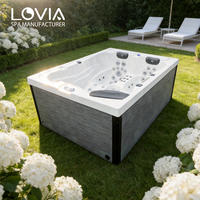 Fabricant chinois direct de bain à remous extérieur, spa hydrothérapeutique Balboa, baignoire Jacuzzi avec Jakuzzii