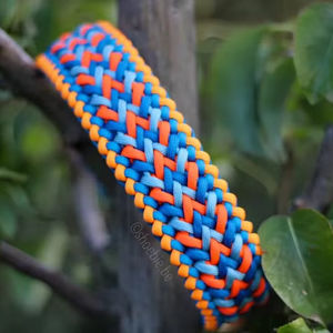 Handgemachte 4mm Perlen afrikanischen Hunde halsband Perle Paracord Seil Hunde halsband - Product Image 4