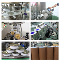 Haute qualité personnalisable automatique remplisseur scellant capsuleuse bocaux/canettes grain café épices poudres machine de remplissage poudre