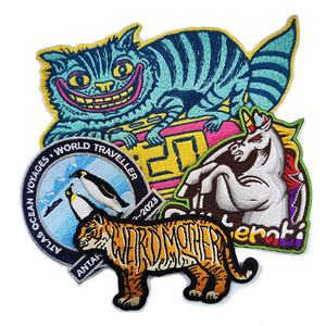 Modello animale personalizzato gatto, orso, pinguino, tigre, cavallo ricamato Patch - Product Image 1