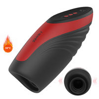 S-hande Elektrischer Automatischer Sexspielzeug Beheizter Masturbationsbecher für Männer Penis-Saugmassagegerät Masturbationsvibrator