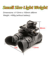 IREEDA PVS-31 Housing Binokular Penglihatan Malam NVG Adaptasi untuk Gen2+/Gen3 untuk Pengamatan Luar Ruangan/Mengamati Burung