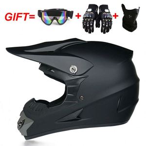 Professioneller ABS Vollgesichtshelm für Motocross, Offroad, ATV, Downhill-Rennen, Karting, Cross-Helm mit Schutzbrille, Handschuhen und Maske - Product Image 4