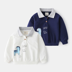 Camiseta Infantil de Punto con Cuello y Estampado de Dibujos Animados, con Puños Acanalados - Product Image 6