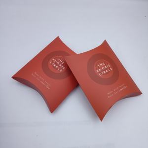 競争力のある価格の特注印刷枕型段ボール箱、空のギフト枕型箱、化粧品収納箱 - Product Image 2