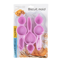 Nouveau moule à pâtisserie DIY pour biscuits et gâteaux, outils de cuisine pour la pâtisserie, lot de 3 moules à mooncakes à 9 cavités