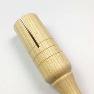 Instrument de percussion musical éducatif pour enfants, en bois massif naturel, avec poignée, vente en gros - Product Image 4