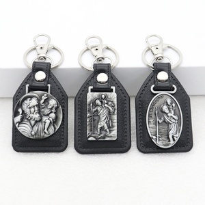 Oneway Custom Car Keychain Leather Keychain Sublimation Logo Car Metal Leather <b>Key</b> <b>Chains</b> - Product Image 6