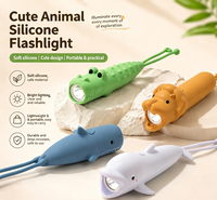 Mini lampe torche LED portable Shingel pour camping en extérieur, rechargeable par USB, étanche en silicone, haute luminosité CRI 95 6000K lumière du jour, meilleur cadeau