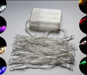 Christmas Led String <strong>Copper</strong> <strong>Wire</strong> Warm White Led Fairy Battery Operated <strong>Lights</strong> - Product Image 1