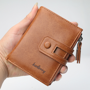 Portefeuille Homme Court Rétro Version Coréenne avec Fermeture Éclair Porte-Monnaie et Boucle, Multifonctionnel - Product Image 2