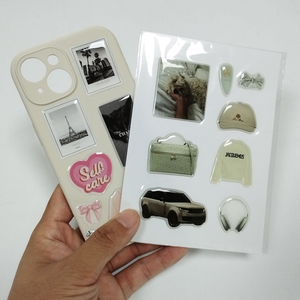 Wholesale Mobile Phone Back <strong>Cover</strong> <strong>Stickers</strong> Custom A6 Kiss Cut Epoxy Resin Domed <strong>Sticker</strong> Sheet for Wholesale - Product Image 5