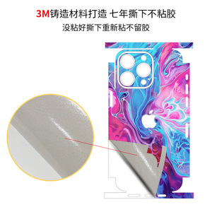 ฟิล์มกันรอยมือถือแบบเต็มจอ วัสดุ PET ลายสีสันสดใส สำหรับรุ่น 13/14/15 - Product Image 3