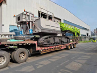 Nouvelle grue sur chenilles ZCT900V542 90 tonnes en promotion, moment de levage nominal 315t*m, moteur diesel 224kW, grue à flèche télescopique à vendre