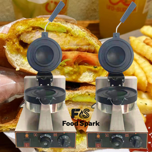 Machine à burger à <span class=keywords><strong>la</strong></span> crème glacée 220/110V gaufrier boulanger contrôle automatique température plaque antiadhésive 1300W gaufrier faisant <span class=keywords><strong>la</strong></span> Machine - Product Image 1