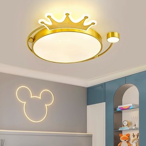 All-Copper Minimalist Modern Crown <b>LED</b> Ceiling <b>Light</b> Luxury Nordic Ultra-Thin Lighting Fixture <b>for</b> Bedroom Grand <b>Room</b> Balcony - Product Image 2