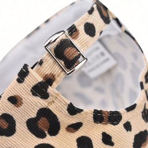 Wholesale Leopard Print Corduroy Baseball Cap New Warm Outdoor Fashion Trendy Sports <b>Hat</b> <b>for</b> Women Men - Product Image 4