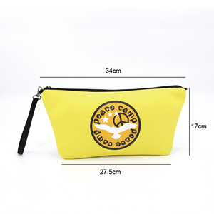 Porte-monnaie en néoprène imperméable personnalisé par sublimation, sac à fermeture éclair imprimé en néoprène sur mesure pour le soir - Product Image 1