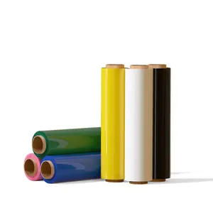 다채로운 LLDPE 폴리에틸렌 캐스트 13 미크론 도매 가격 수동 스트레치 필름