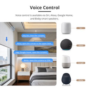 Moteur de store enrouleur intelligent Zemismart Matter Thread avec batterie intégrée, compatible HomeKit, <span class=keywords><strong>Google</strong></span> Home, Alexa, HA - Product Image 4