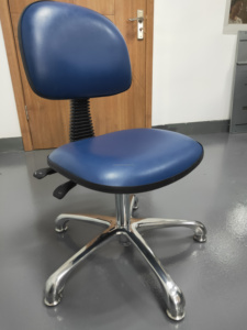 Sedie da ufficio e laboratorio in pelle ESD Design moderno sedia regolabile per Clean Room laboratorio ospedale soggiorno in plastica