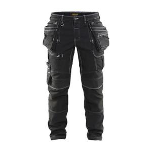 BLAKLADER - 199011419900C62 Pantalon d'artisan stretch X1900 Noir-PANTALON DE TRAVAIL EAN 7330509545676 PANTALON DE TRAVAIL CARGO - Product Image 1