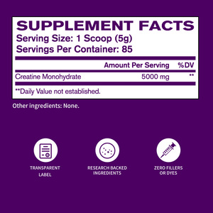 Personalización de fábrica, polvo de Monohidrato de Creatina, ayuda a la recuperación del crecimiento muscular, soporte para aumentar la fuerza para adultos - Product Image 3