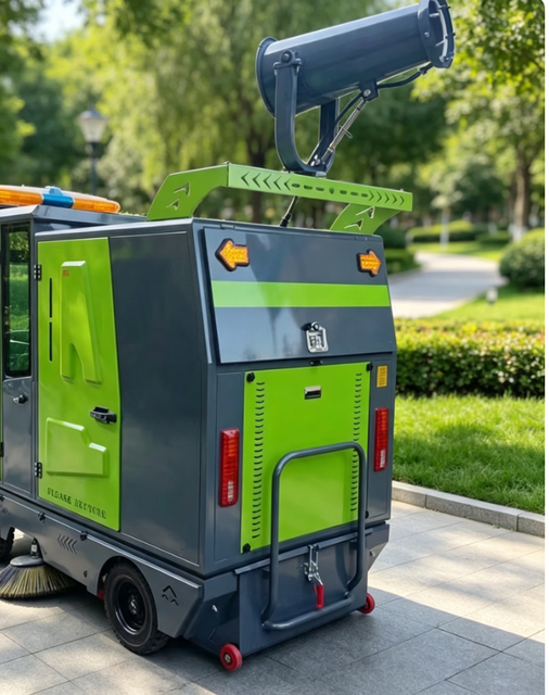 Heavy Duty Road Cleaning Machine Sweeper with High Pressure Water Jet