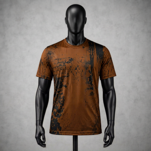 เสื้อยืดผู้ชายลายกราฟิก พิมพ์ลายสาดสี แขนสั้น คอกลม ผ้าฝ้ายถัก 100% น้ำหนัก 220 กรัม สไตล์ลำลอง สตรีทแวร์ ฮิปฮอป - Product Image 1
