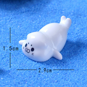 Nuevo Adorno de Resina para Acuario: Micro Paisaje de León Marino Pequeño y Lindo, Decoración DIY para Peceras y Acuarios - Product Image 6
