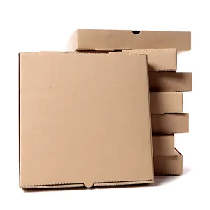 Factory Wholesale Fast Shipment Biodegradable And Custom Easy To Fold Pizza Box Use For Food