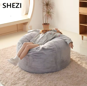 <span class=keywords><strong>Canapé</strong></span>-lit modulaire Shezi en <span class=keywords><strong>tissu</strong></span>, design extensible, avec éponge à rebond en poils de lapin de haute densité, double usage - Product Image 5